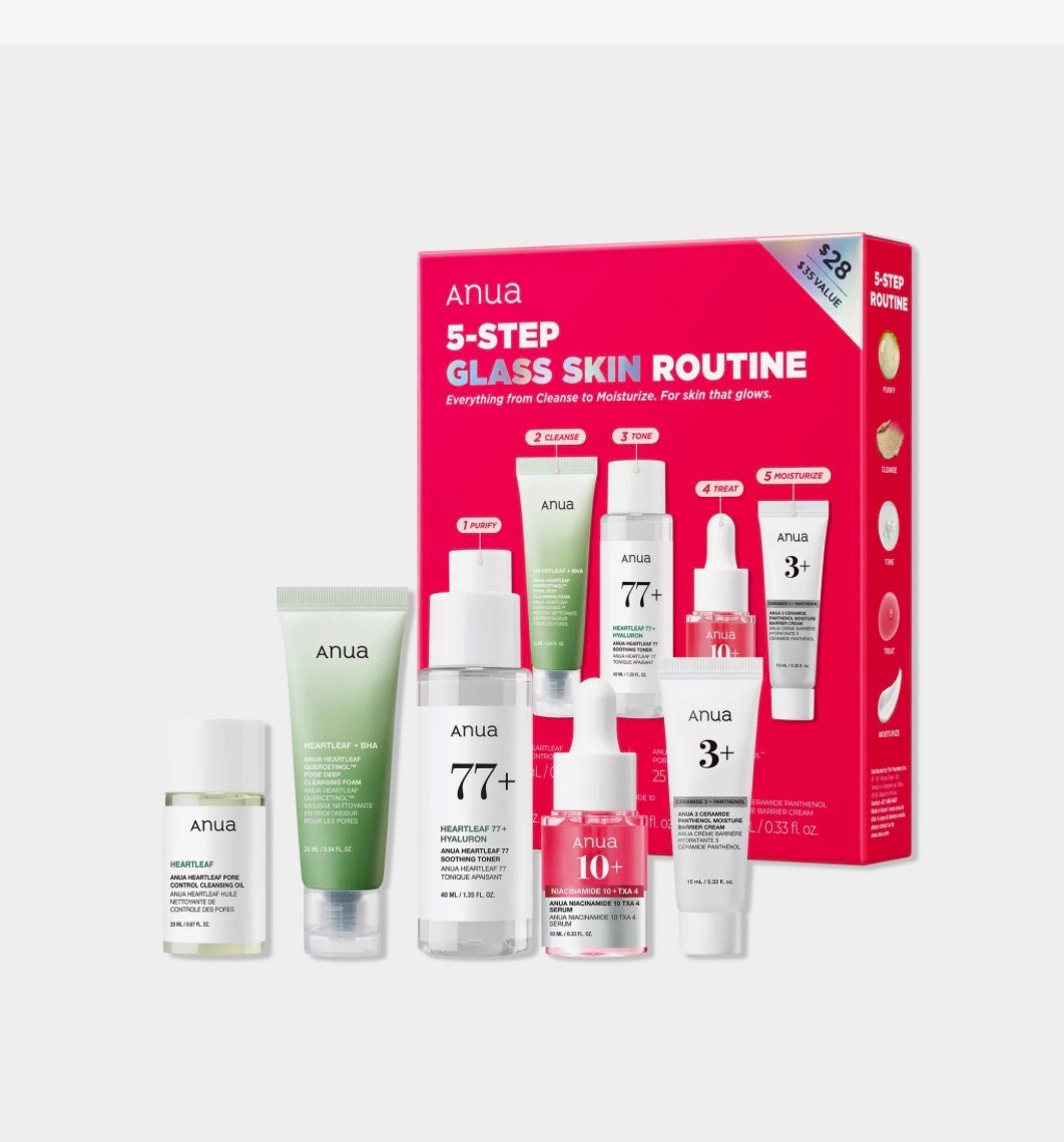 5 step Glass skin Routine set