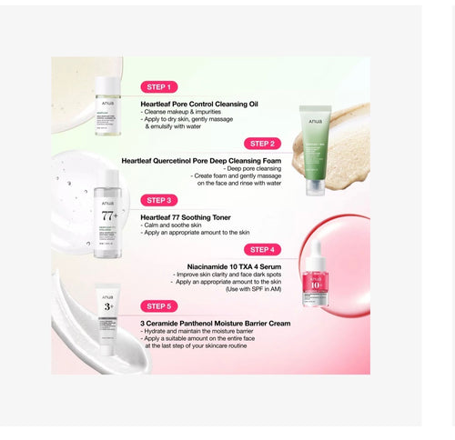 5 step Glass skin Routine set